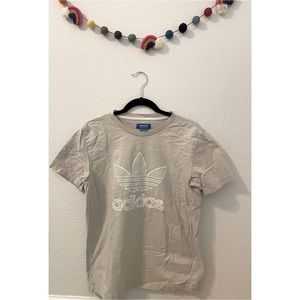 Beige, Adidas, Graphic T